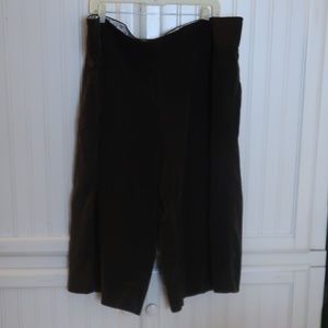 torrid brown corduroy gauchos plus size 24